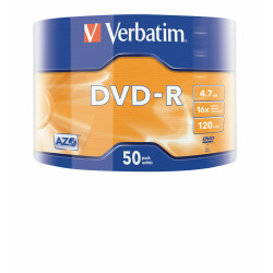 Verbatim Εγγράψιμα DVD-R 16x 4.7GB Cake Box 50τμχ