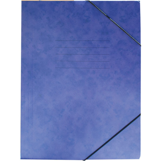 Groovy Φάκελος Πρεσπάν με Λάστιχο για Χαρτί A4 Μπλε