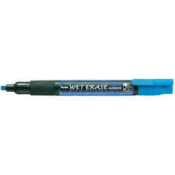Pentel Wet Erase Chalk Marker Μαρκαδόρος Μπλε Μαυροπίνακα Υγρής Κιμωλίας για Γυαλί 2-4mm