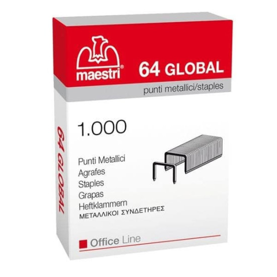 Romeo Maestri Σύρματα Συρραπτικού No.64 1000τμχ Maestri 64