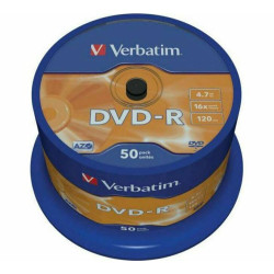 Verbatim Εγγράψιμα DVD-R 16x 4.7GB Cake Box 50τμχ