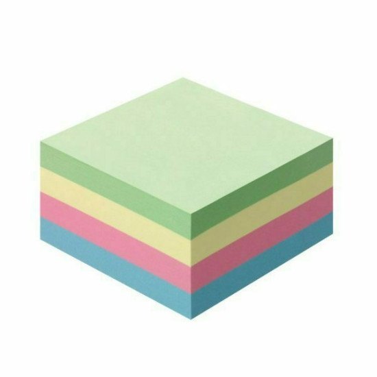 Αυτοκόλλητα Χαρτάκια Σημειώσεων σε Κύβο 400 Φύλλων 7.6x7.6cm Pastel