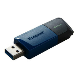 Kingston DataTraveler Exodia M 64GB USB 3.2 Stick Μαύρο