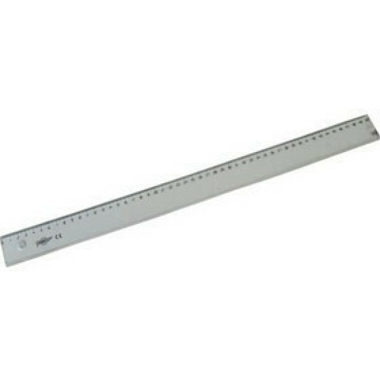 Groovy Χάρακας Πλαστικός Διάφανος 40cm