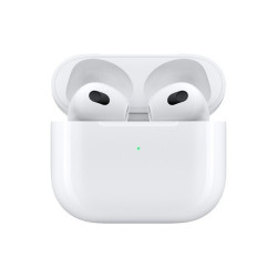 Apple AirPods (3rd generation) with Lightning Charging Case Earbud Bluetooth Handsfree Ακουστικά με Αντοχή στον Ιδρώτα και Θήκη Φόρτισης Λευκά