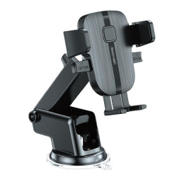 WK Βάση Κινητού Αυτοκινήτου με Ρυθμιζόμενα Άγκιστρα Μαύρη