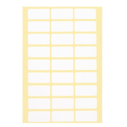 +Efo 1080 Αυτοκόλλητες Ετικέτες No13 Ορθογώνιες σε Λευκό Χρώμα 30x14mm