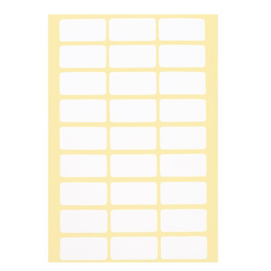 +Efo 1080 Αυτοκόλλητες Ετικέτες No13 Ορθογώνιες σε Λευκό Χρώμα 30x14mm