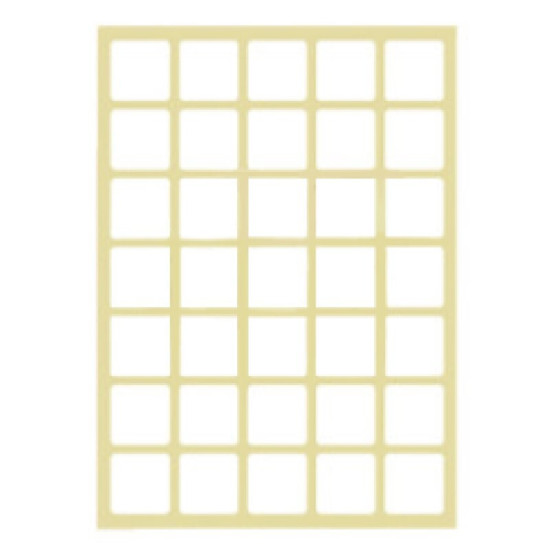 +Efo 1.400 Αυτοκόλλητες Ετικέτες No6 Ορθογώνιες σε Λευκό Χρώμα 18x20mm