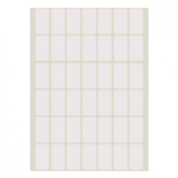 +Efo 1680 Αυτοκόλλητες Ετικέτες No12 Ορθογώνιες σε Λευκό Χρώμα 12x24mm