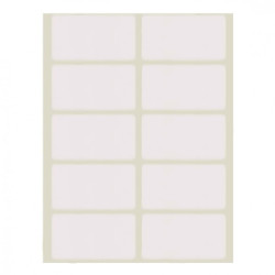 +Efo 400 Αυτοκόλλητες Ετικέτες No19 Ορθογώνιες σε Λευκό Χρώμα 48x29mm