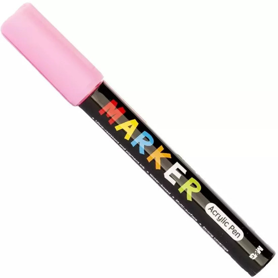 M&G Ακρυλικός Μαρκαδόρος 2mm Ροζ