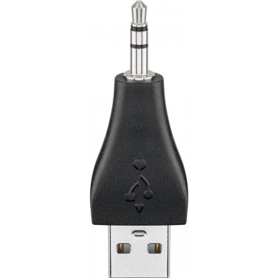 Goobay USB 2.0 Hi-Speed Adaptor Μετατροπέας 3.5mm male σε USB-A male