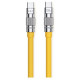 WK WDC-188 USB 2.0 Cable USB-C male - USB-C male 100W Κίτρινο 1m