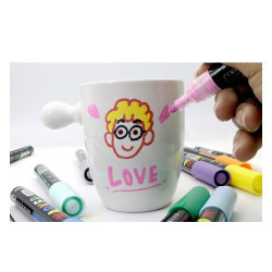 M&G  Ακρυλικός Μαρκαδόρος 2mm Blue Green