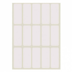 +Efo 600 Αυτοκόλλητες Ετικέτες No17 Ορθογώνιες σε Λευκό Χρώμα 18x48mm