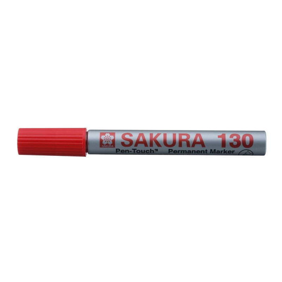 Sakura Μαρκαδόρος Ανεξίτηλος Κόκκινος