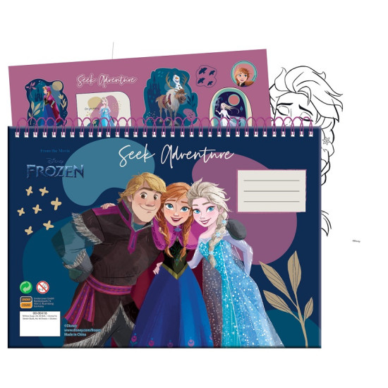 Gim Μπλοκ Ζωγραφικής Frozen A4 21x29.7cm 40Φύλλα