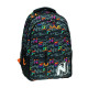 Gim Σχολική Τσάντα Πλάτης Δημοτικού Πολύχρωμη
