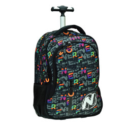 Gim Nerf Pattern Σχολική Τσάντα Τρόλεϊ Δημοτικού Πολύχρωμη