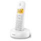 Philips Ασύρματο Τηλέφωνο με Ελληνικό Μενού [D1601W-34] Λευκό