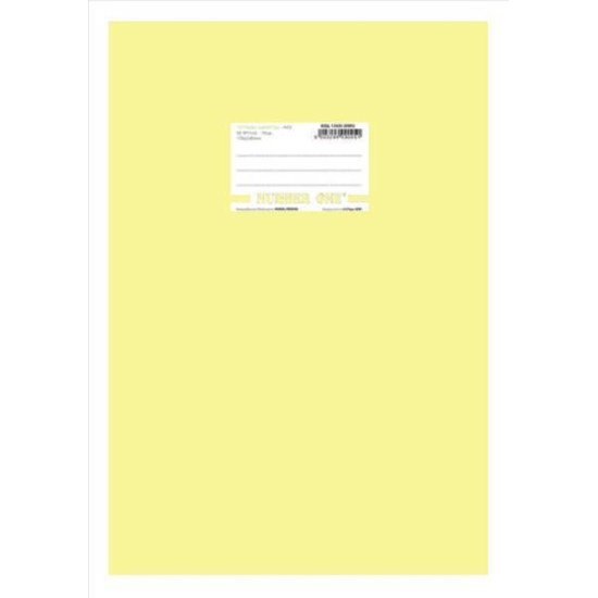Number One Τετράδιο Ριγέ Β5 50 Φύλλων Κίτρινο