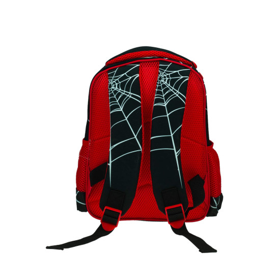 Gim Spiderman Black City Σχολική Τσάντα Πλάτης Νηπιαγωγείου σε Μαύρο χρώμα Μ25 x Π15 x Υ30εκ