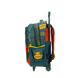 Gim Σχολική Τσάντα Τρόλεϊ Δημοτικού σε Πράσινο χρώμα