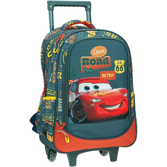 Gim Σχολική Τσάντα Τρόλεϊ Δημοτικού σε Πράσινο χρώμα