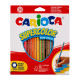 Carioca Supercolor Σετ Ξυλομπογιές 24τμχ Carioca Supercolor Σετ Ξυλομπογιές 24τμχ