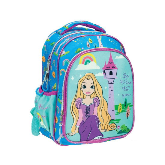 Gim Princess Rapunzel Σχολική Τσάντα Πλάτης Νηπιαγωγείου σε Γαλάζιο χρώμα