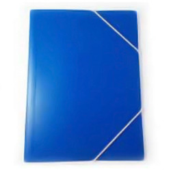 Metron Φάκελος με Λάστιχο και Αυτιά για Χαρτί A3 Μπλε