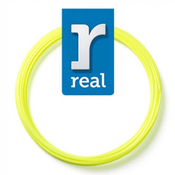 Real Filament Real PLA 3D Printer Filament 1.75mm Fluorescent Fluo Κίτρινο