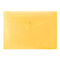 Φάκελος Διαφανής με Κουμπί για Χαρτί A4 κίτρινος Φάκελος Διαφανής με Κουμπί για Χαρτί A4 κίτρινος