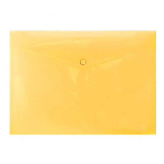 Φάκελος Διαφανής με Κουμπί για Χαρτί A4 κίτρινος Φάκελος Διαφανής με Κουμπί για Χαρτί A4 κίτρινος