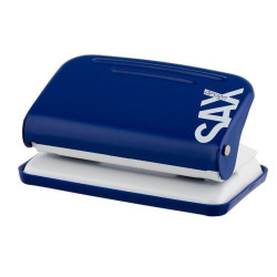 Sax Περφορατέρ με Οδηγό 2 Οπών για 12 Φύλλα σε Μπλε χρώμα