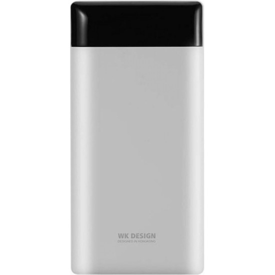 WK Minre WP-161 Power Bank 10000mAh με 2 Θύρες USB-A Quick Charge 2.0 Λευκό