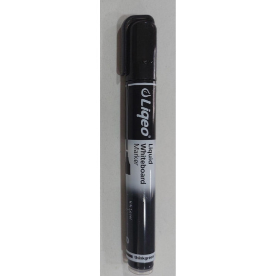 Μαρκαδόρος ασπροπίνακα Liqeo μαύρο