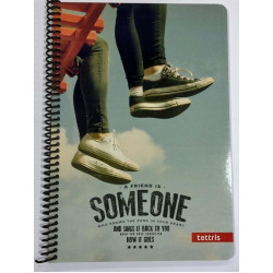 Tetris σπιράλ τετράδιο 1θέμα  σκληρό εξώφυλλο