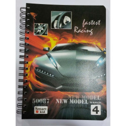 Pp Σπιράλ Τετράδιο Ριγέ Β5 4 Θεμάτων