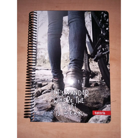 Tettris Σπιράλ Τετράδιο Ριγέ Β5 90 Φύλλων 3 Θεμάτων (Διάφορα Σχέδια)