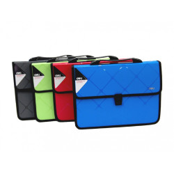 Deli Τσάντα πλαστική Α4 με χερούλι και κούμπωμα