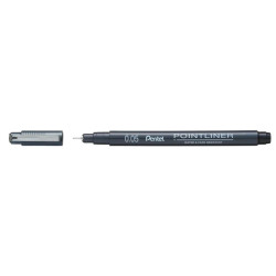 ΜΑΡΚΑΔΟΡΟΣ ΑΚΙΔΑ PENTEL POINTLINER 0,05MM ΜΑΥΡΟ
