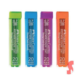 Faber-Castell 20 Μύτες Μολυβιού Polymer Πάχους 0.7mm Τύπου HB 