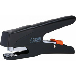 Deli No12 Συρραπτικό Χειρός με Δυνατότητα Συρραφής έως 30 Φύλλα Χαμηλής Πίεσης 24/6 26/6 Μαύρος