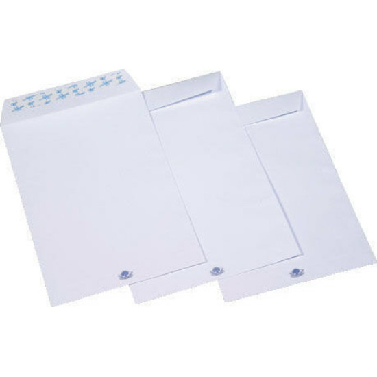 Φάκελος Σακκούλα Λευκός Αυτοκόλλητος 162x230 1 τμχ