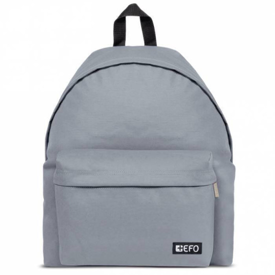 +Efo Single Σχολική Τσάντα Πλάτης σε Γκρι χρώμα