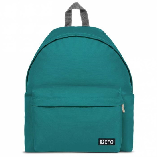 +Efo Single Σχολική Τσάντα Πλάτης σε Πετρόλ χρώμα