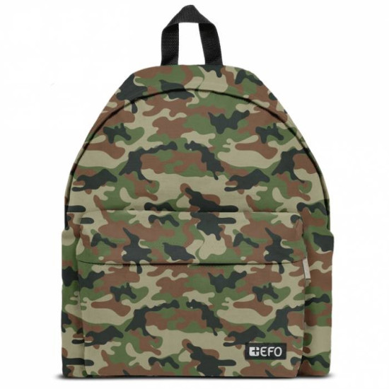 +Efo Single Σχολική Τσάντα Πλάτης σε Καμουφλάζ χρώμα