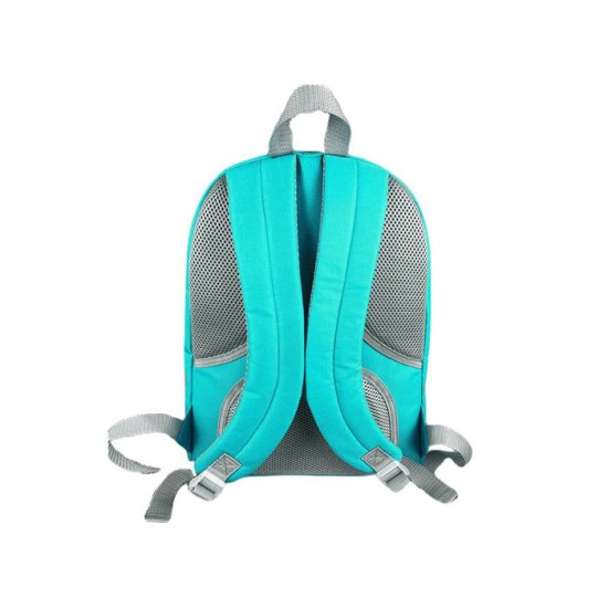 +Efo Duo Σχολική Τσάντα Πλάτης Γυμνασίου - Λυκείου σε Πετρόλ χρώμα